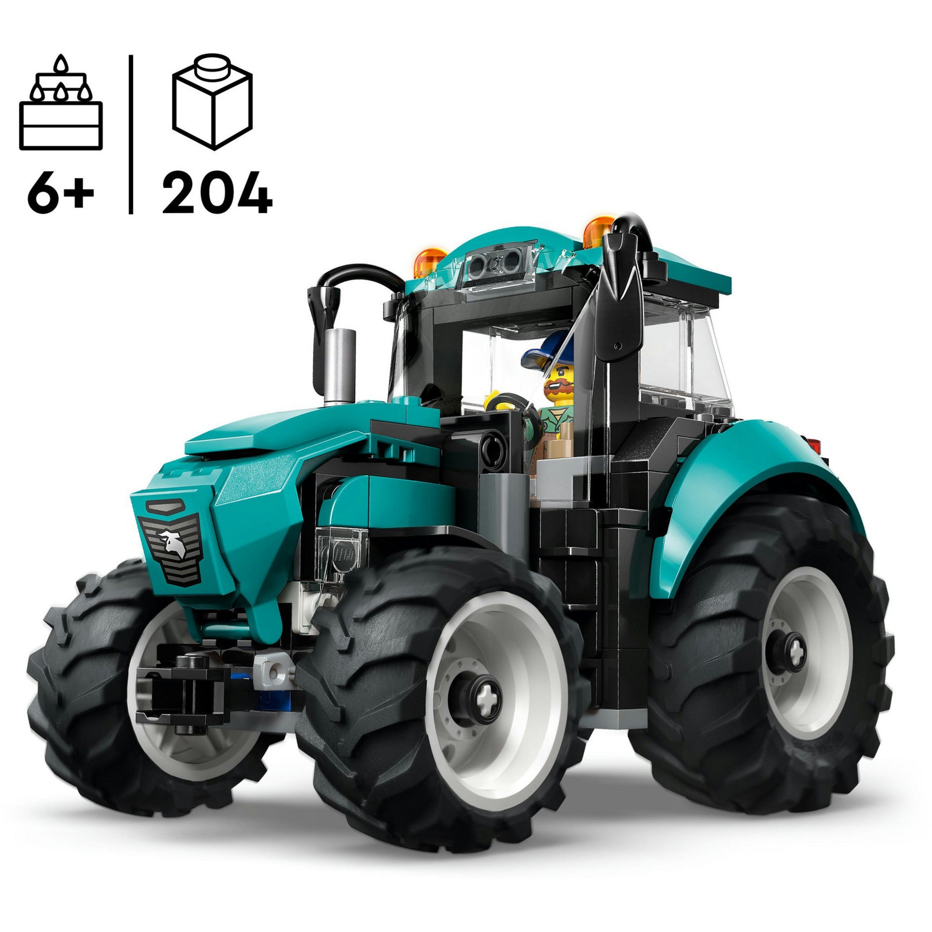Lego - city great vehicles - tractor 60498