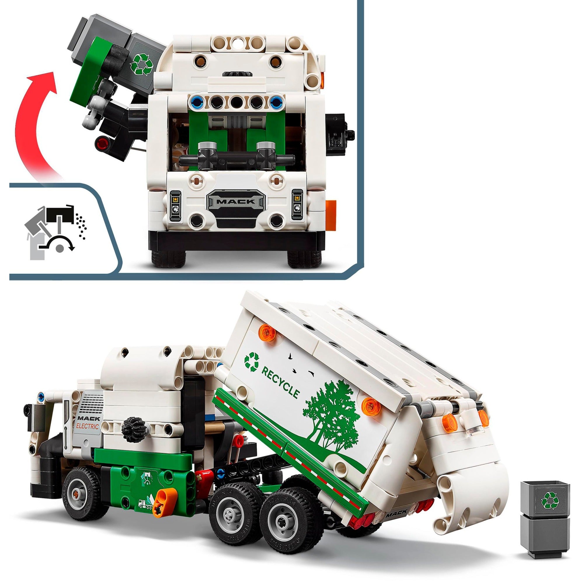 Lego LEGO Technic 42167 Mack Lr elektrische Vuilniswagen
