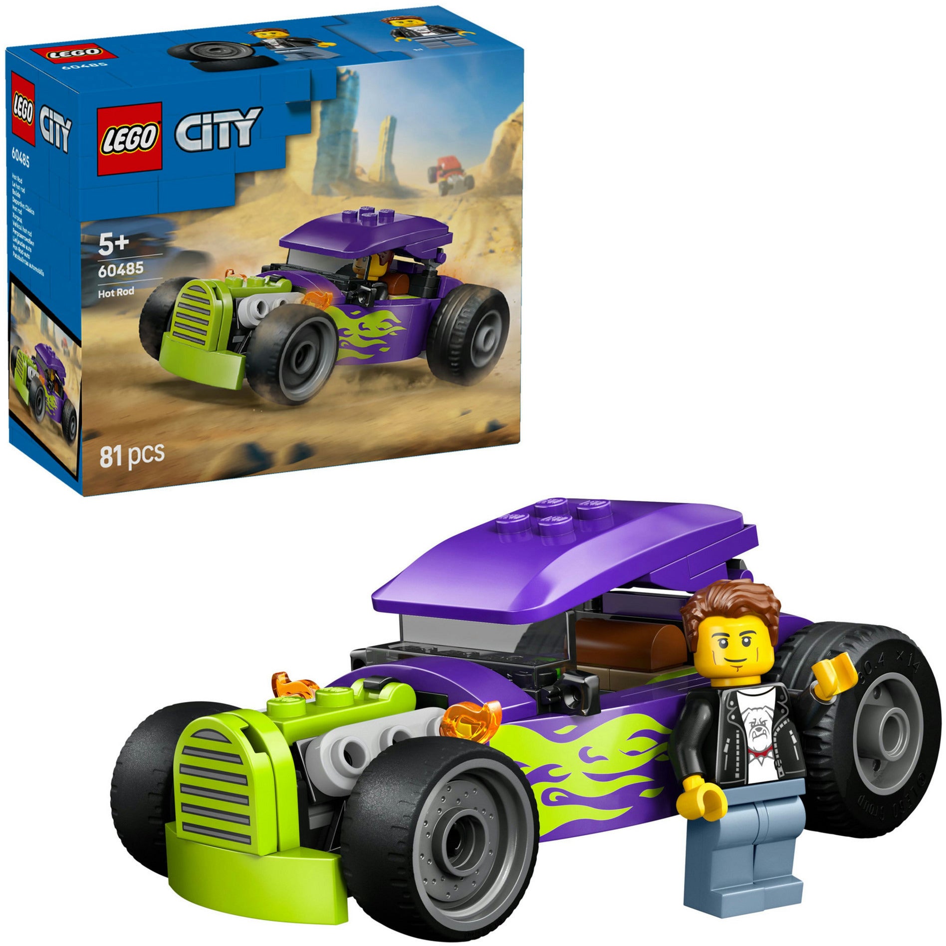 Lego city - hot rod constructiespeelgoed (60485)