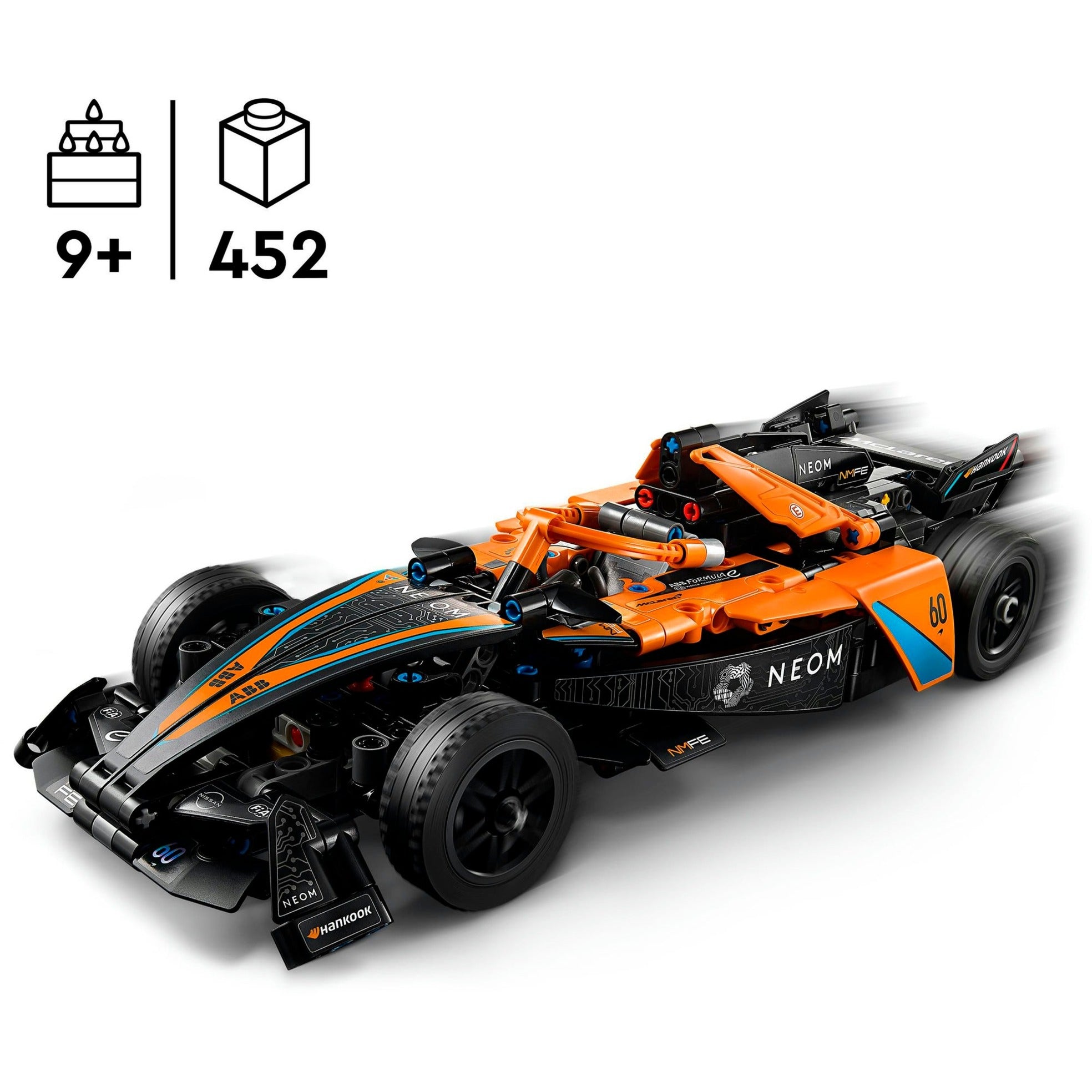 Lego technic - neom mclaren formula e racewagen constructiespeelgoed (42169)