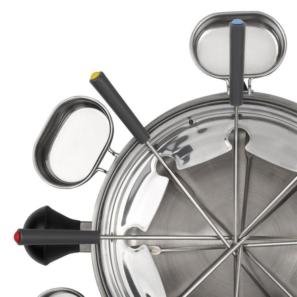 Tristar fo-1100 fondue (roestvrij staal, 8 personen, 1300 w, geschikt voor olie, chocolade en kaas)