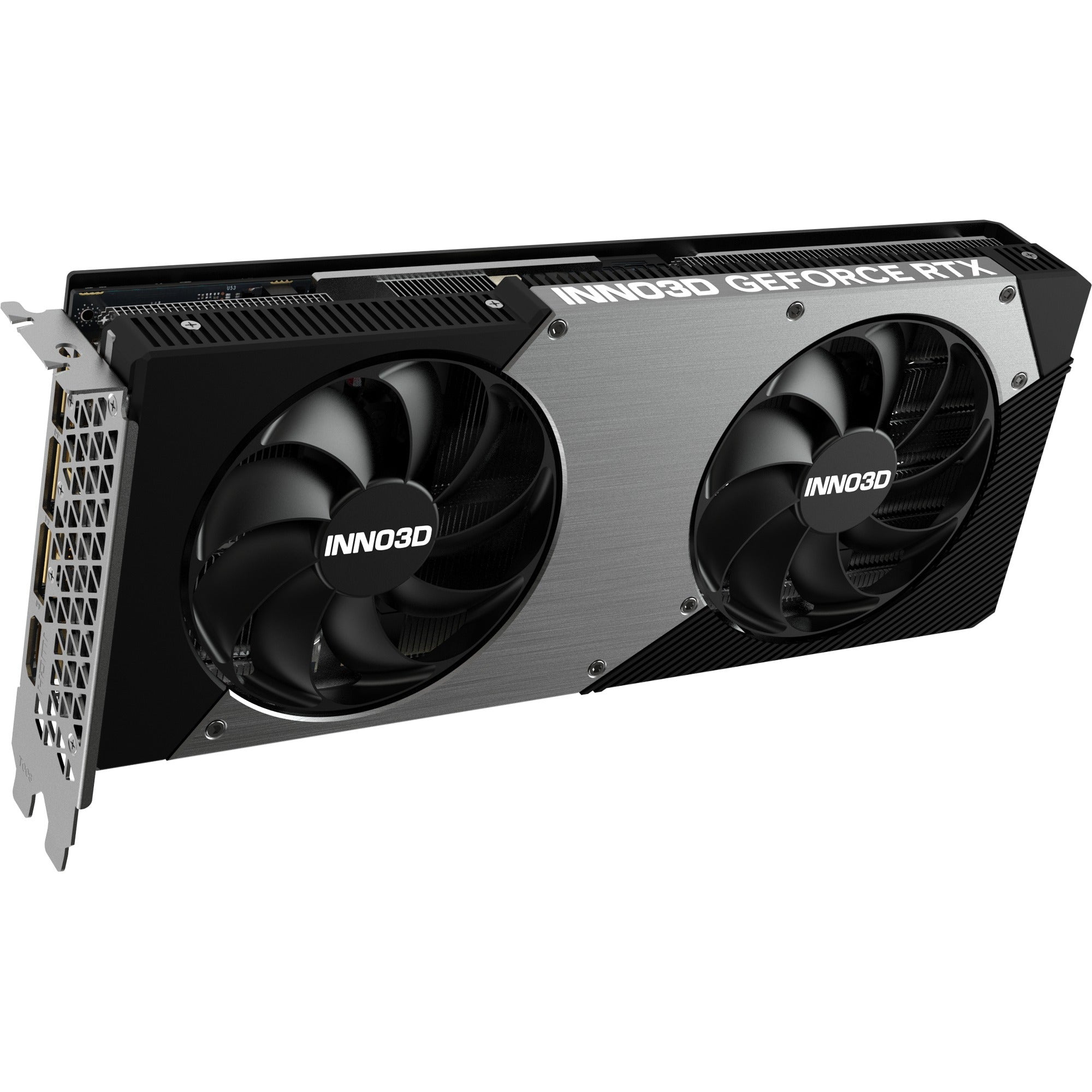 Inno3d geforce rtx 5070 twin x2 oc grafische kaart (zwart, dlss 4, 3x displayport, 1x hdmi 2.1)