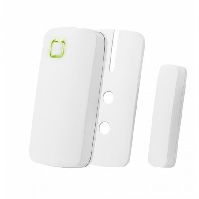Click-on-click-off smart wireless contact sensor (white)