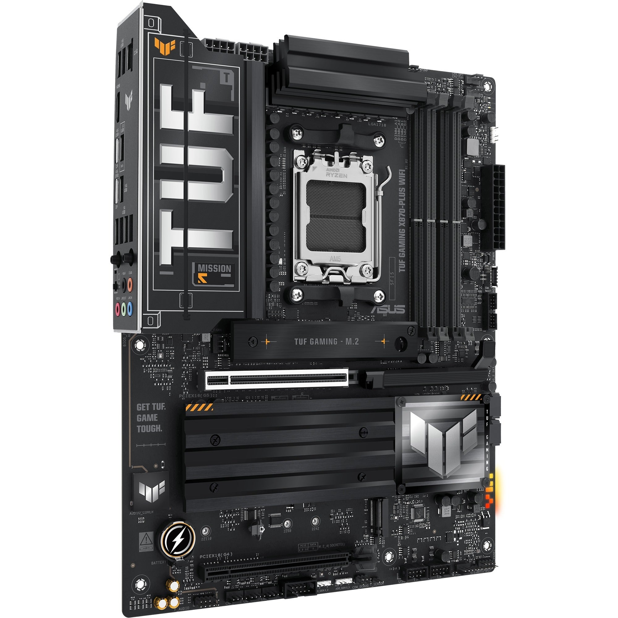 Asus tuf gaming x870-plus wifi socket am5 moederbord (raid, 2.5gb-lan, wi-fi 7, bt, sound, atx)