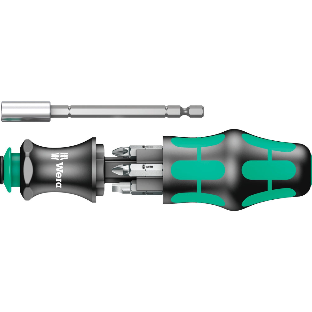 Wera kraftform kompakt 28 met etui dopsleutel (zwart groen, 6-delig)