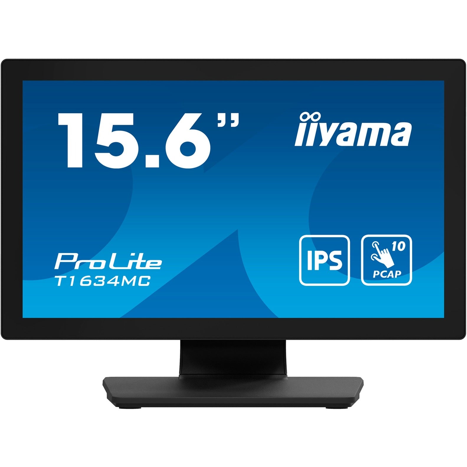 Iiyama prolite t1634mc-b1s 16 touchscreen monitor (zwart (mat), hdmi, displayport, vga)