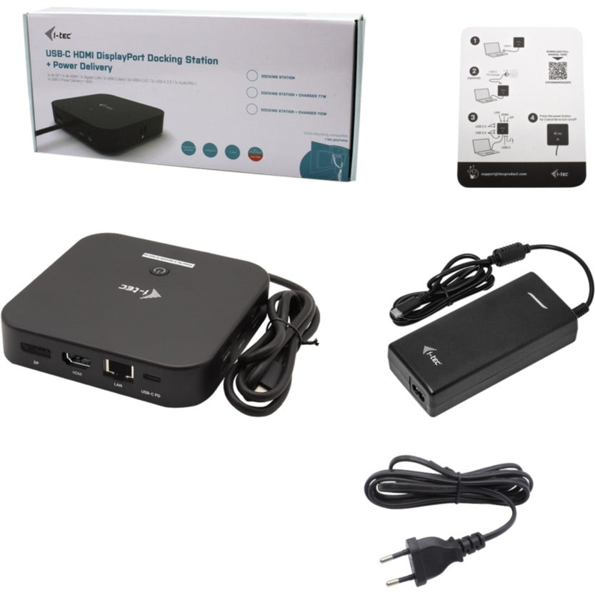 I-tec USB-C HDMI DP Dockingstation met levering