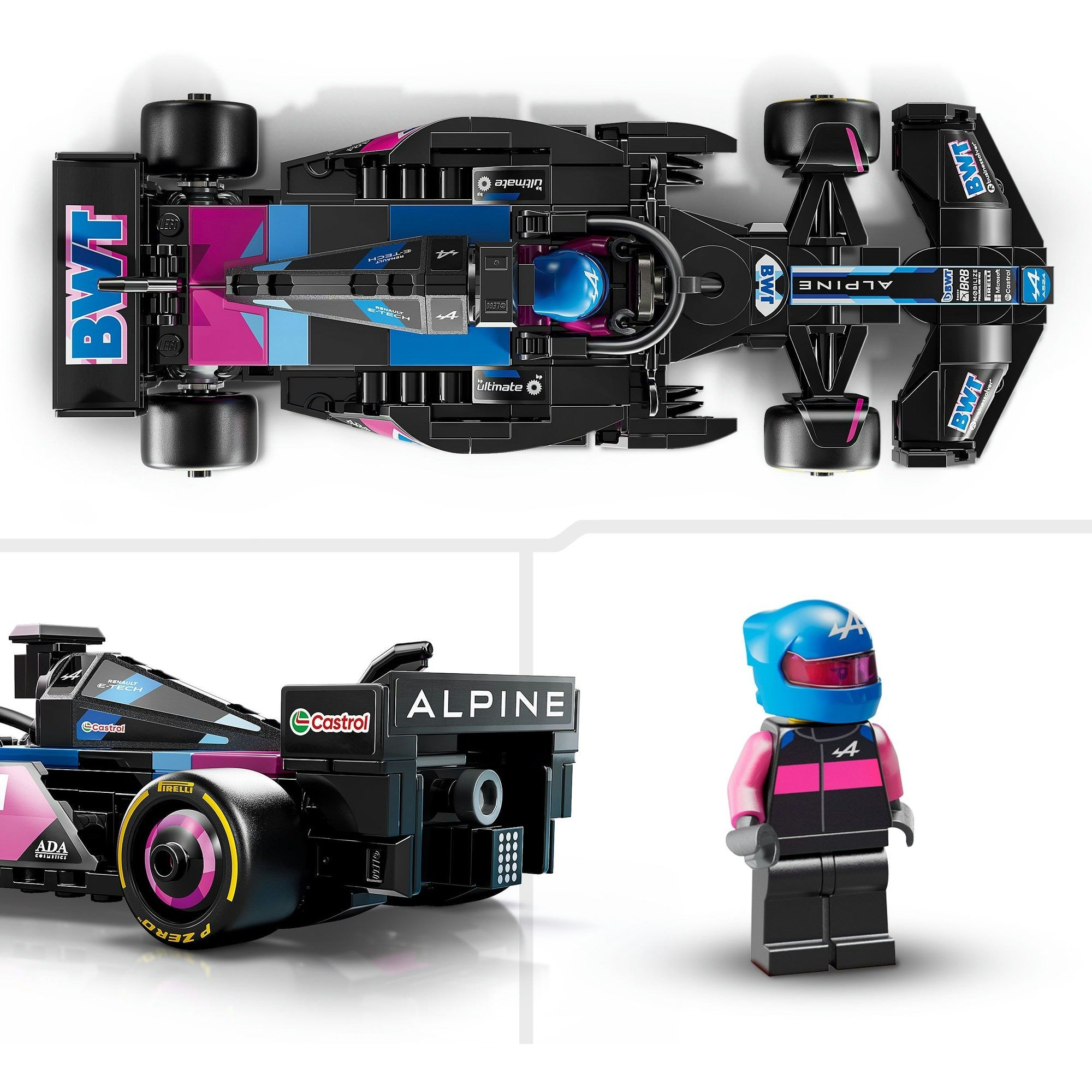Lego speedkampioenen 77248 bwt alpine f1 team a524 racewagen