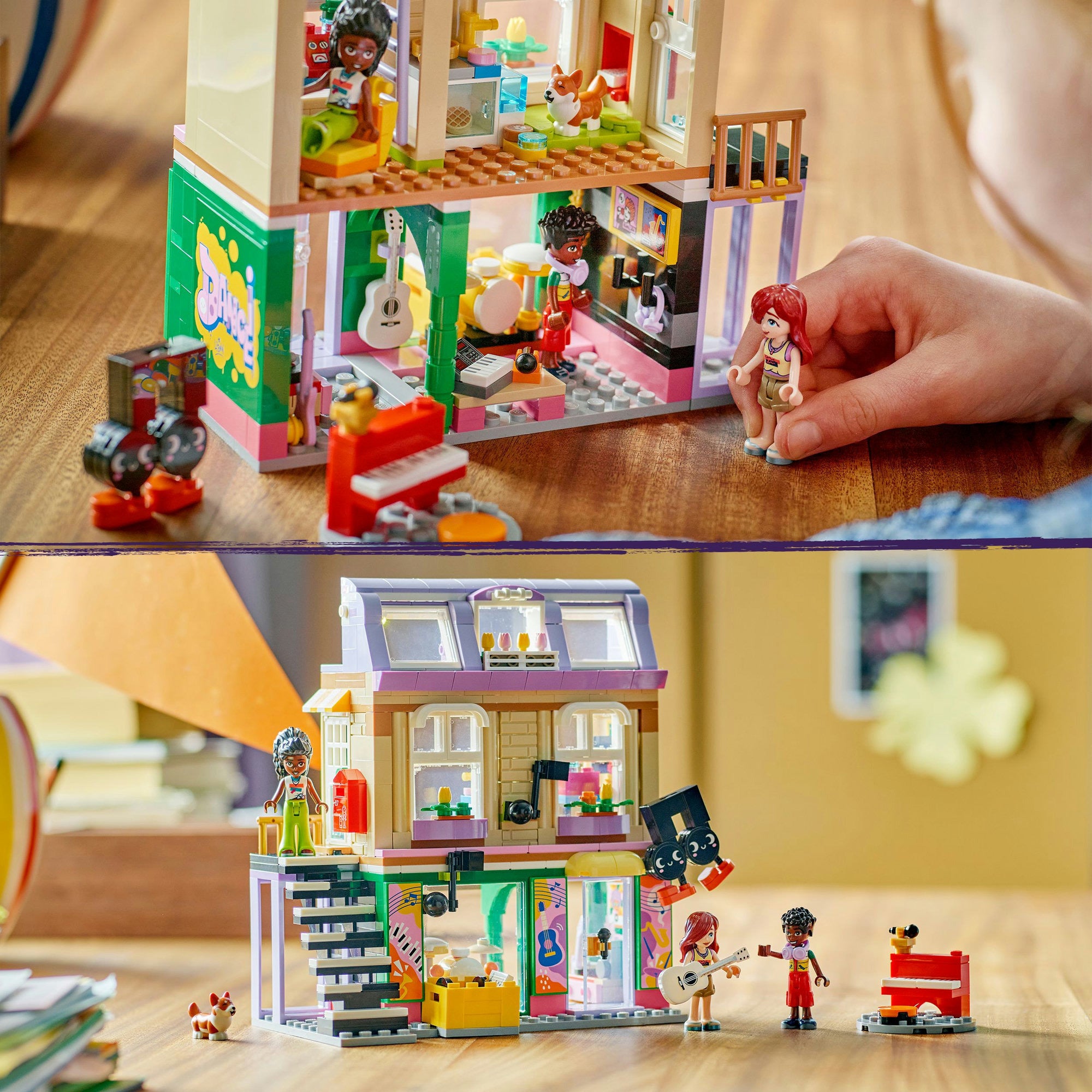 Lego friends muziekwinkel en appartement bouwpakket voor kinderen - 42653
