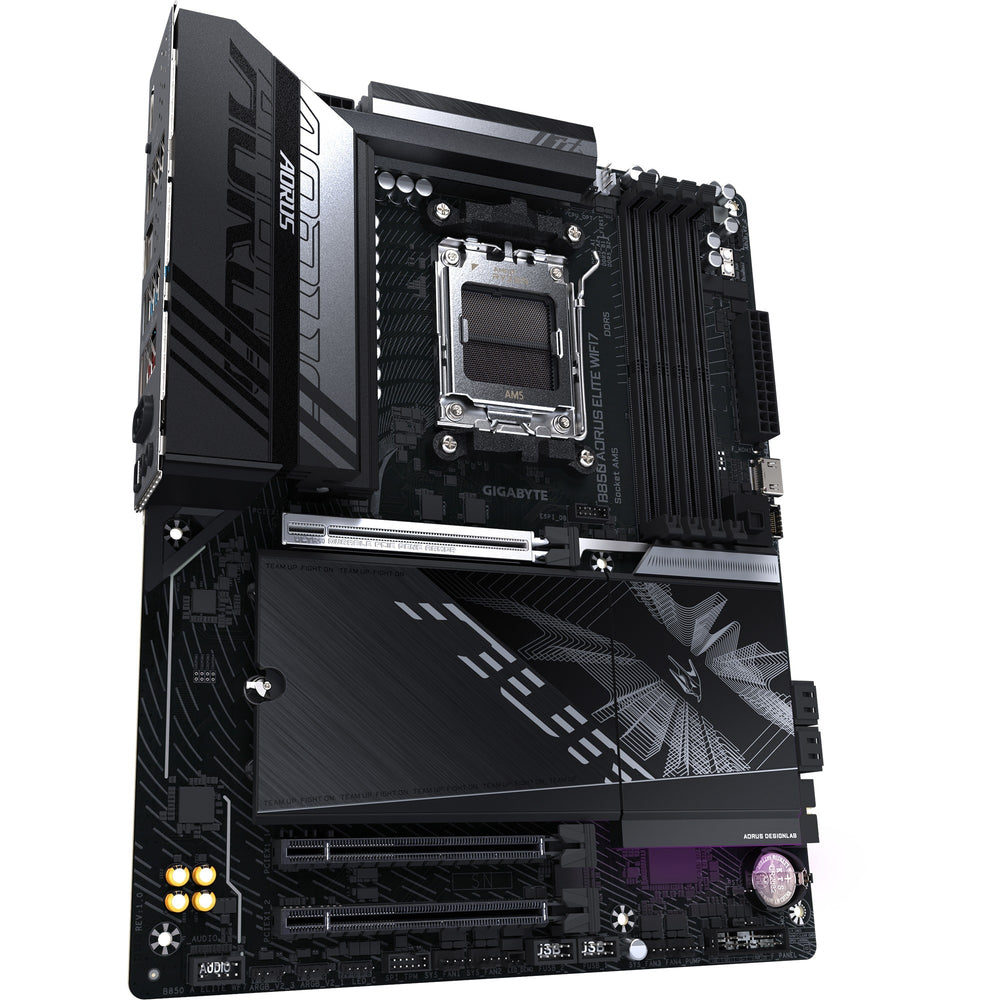 Gigabyte b850 aorus elite wifi7 socket am5 moederbord (zwart, raid, 2,5gb-lan, wi-fi 7, bt, sound, atx)
