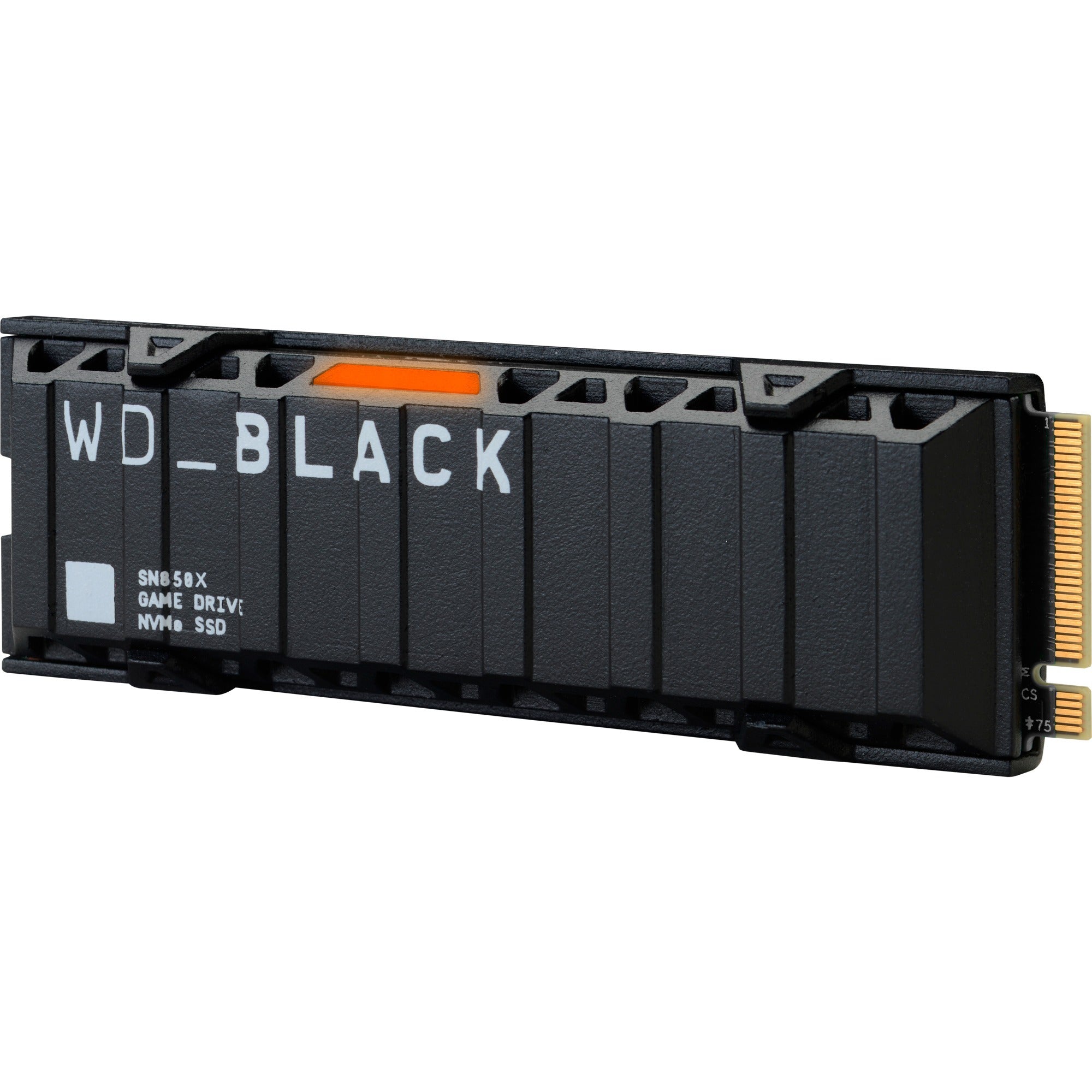 Wd black sn850x nvme 2 tb ssd (zwart, pcie 4.0 x4, nvme, m.2 2280, heatsink)