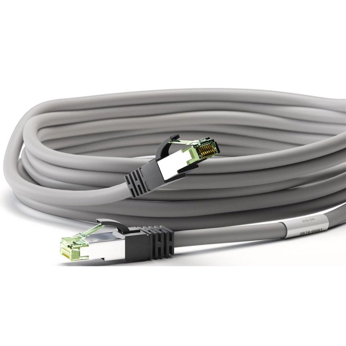 Goobay cat.8.1 netwerkkabel (grijs, 3 meter, s ftp (pimf), rj-45)