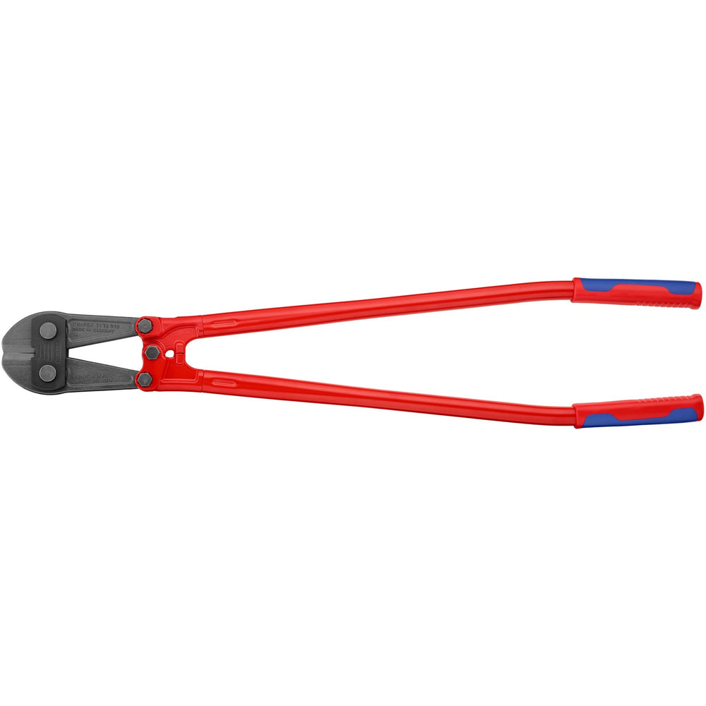 Knipex boutensnijder 71 72 910 kniptang (rood blauw, middensnijder, geschroefd scharnier)