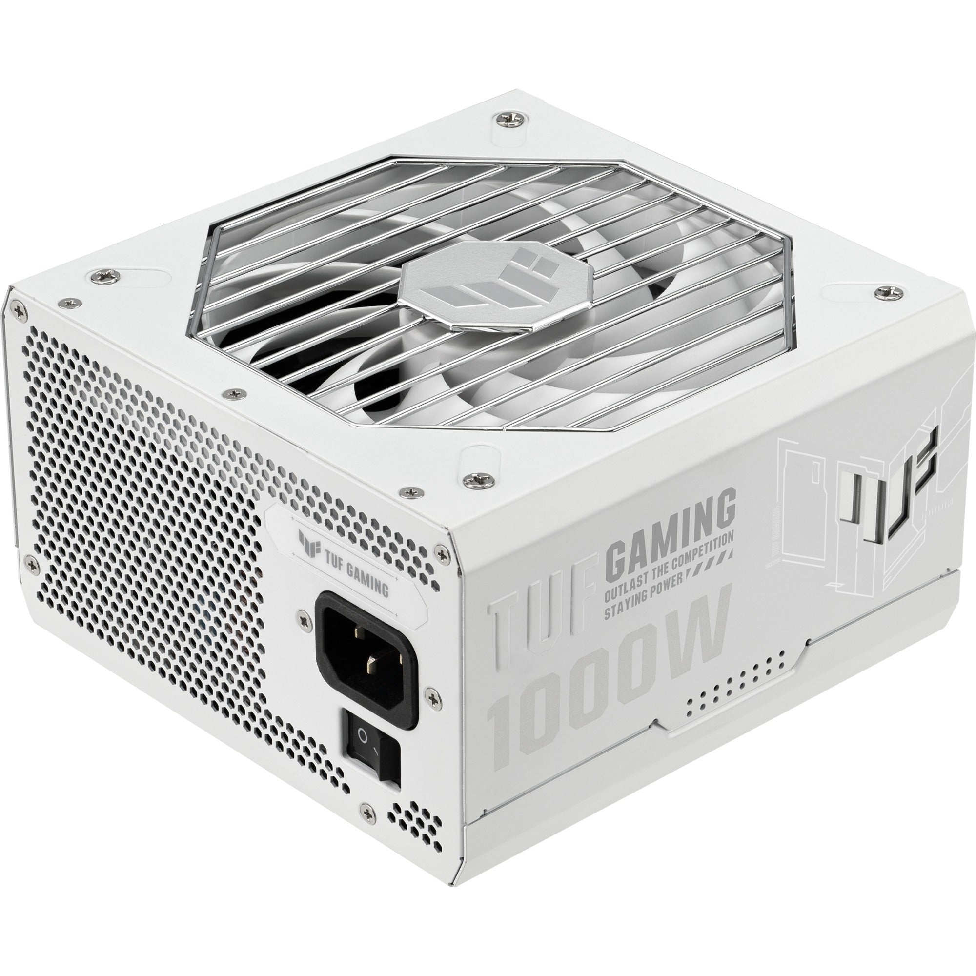 Asus tuf gaming gold white edition modulaire 1000 watt voeding (wit, 1x 12v-2x6, 4x pcie)
