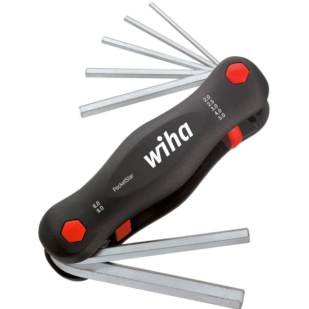 Wiha multitool pocketstar (zwart, 7-delig)