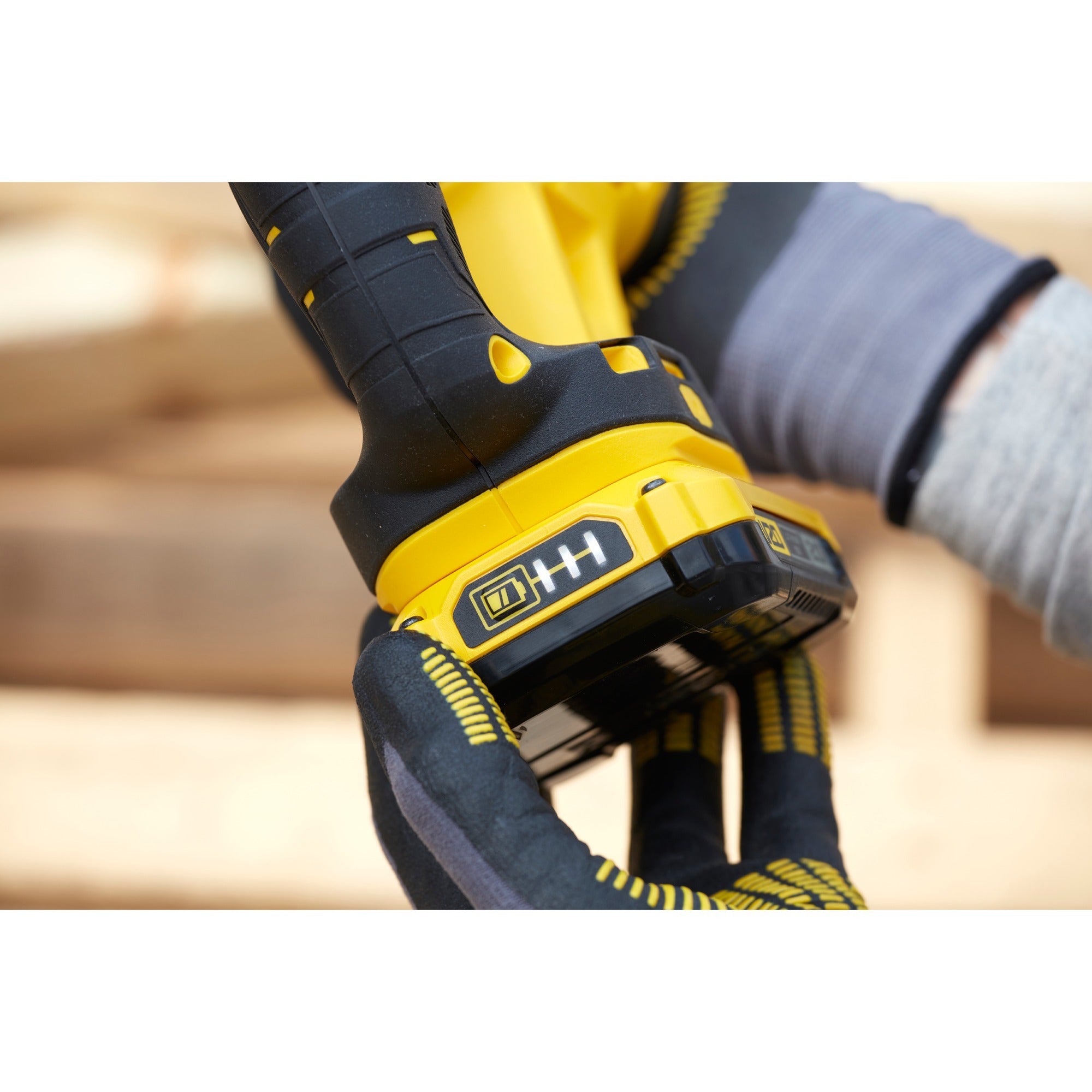 Stanley fatmax v20 18v reciprozaag (geel zwart, koffer, 2 accu's (2.0ah) en oplader (2a) inbegrepen)