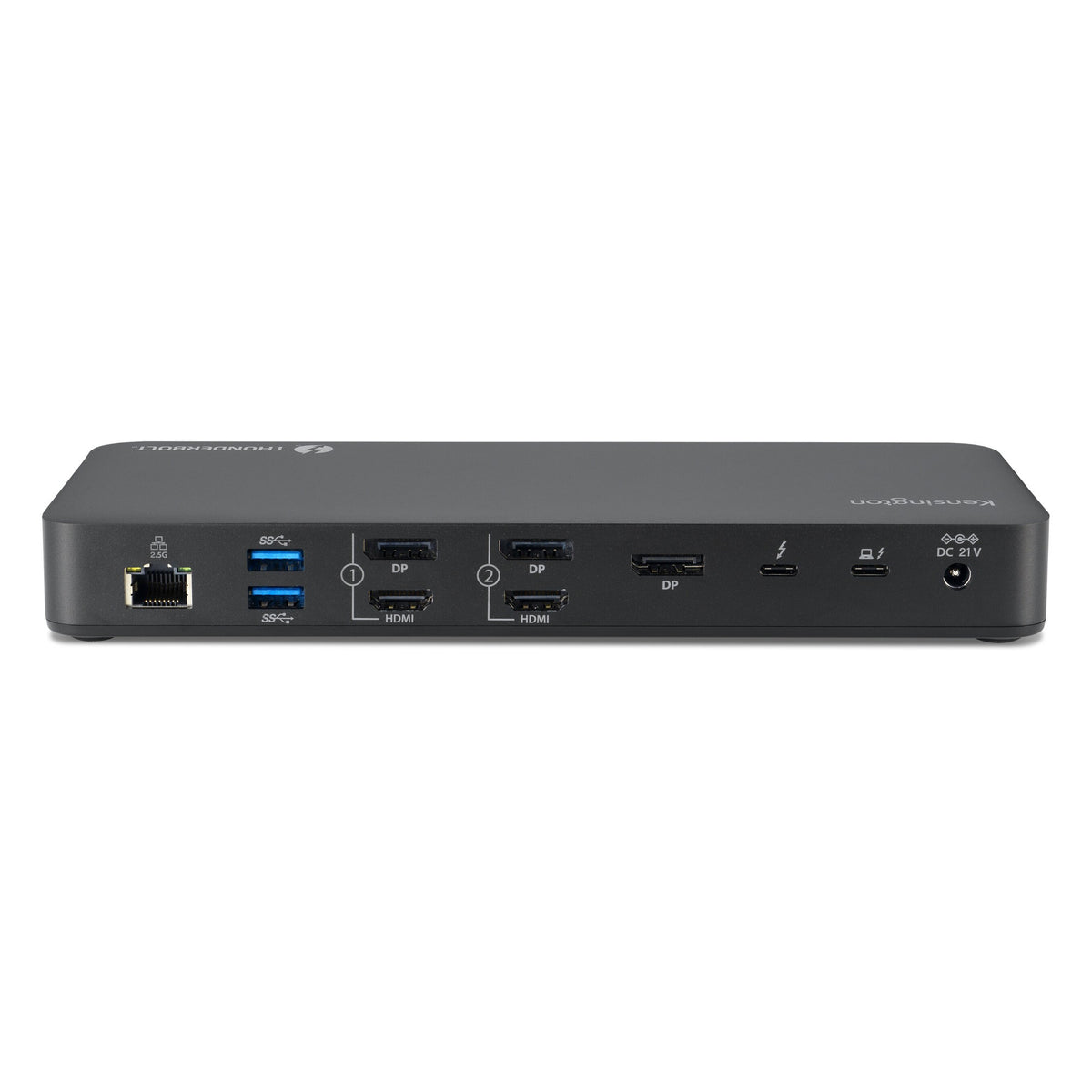 Kensington sd5920t eq thunderbolt 4 quad 4k hybrid dock met displaylink technology dockingstation (zwart)