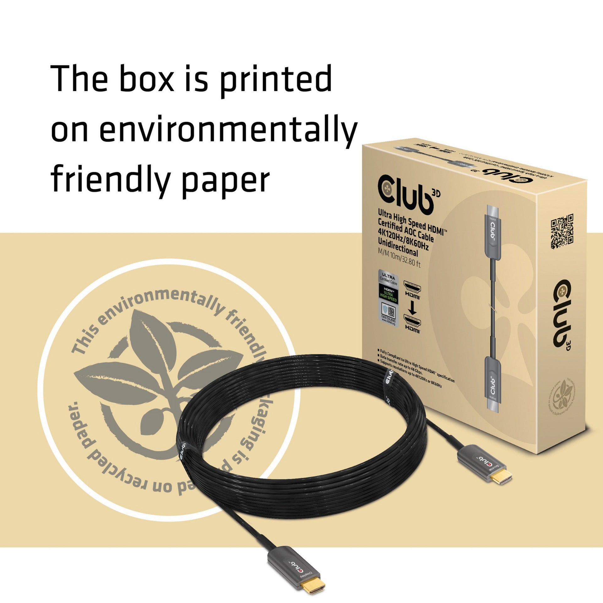 Club 3D Club 3D HDMI-gecertificeerd AOC
