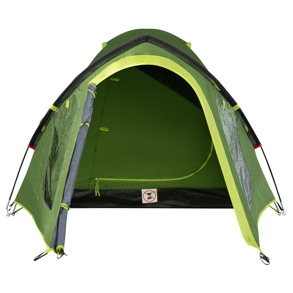Coleman darwin 2 plus blackout tent (donkergroen)