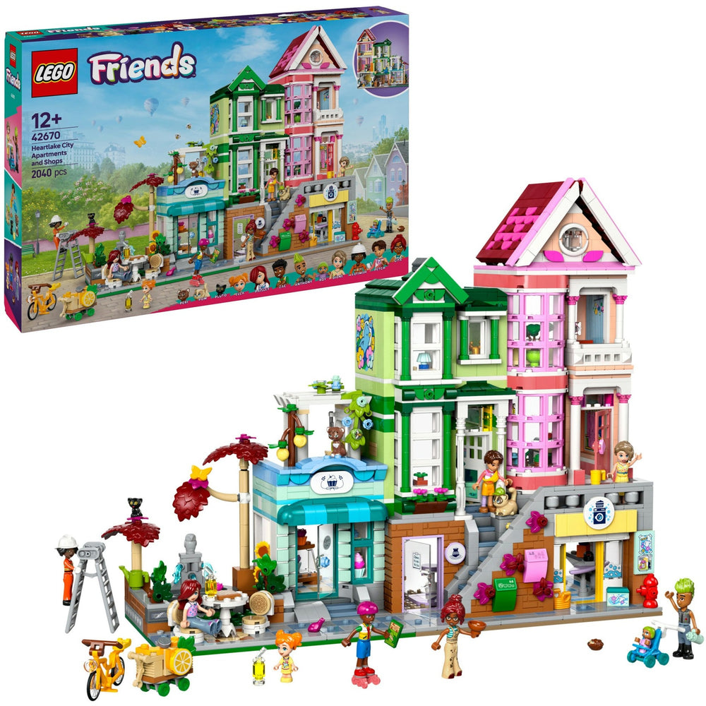 Lego Friends 42670 Heartlake City appartementen en winkels