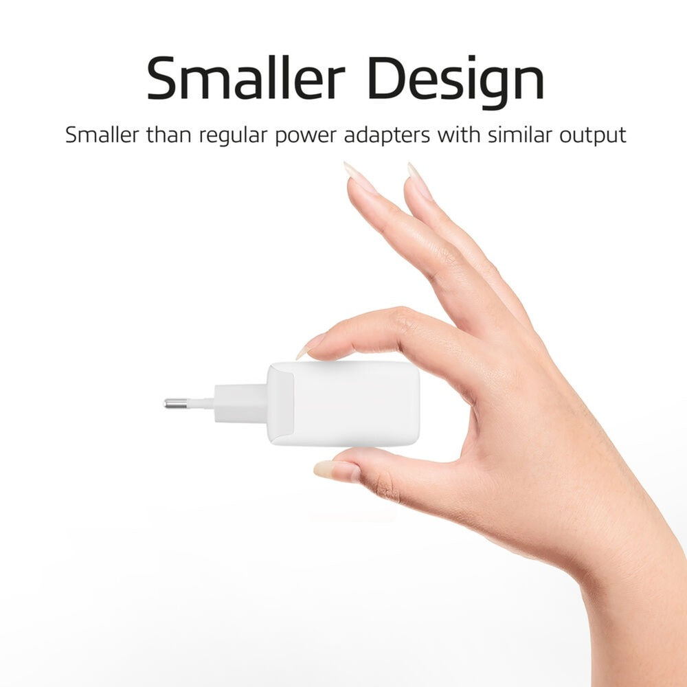 ACT Connectivity USB-C USB-A lader 20W met Levering PPS, Qu