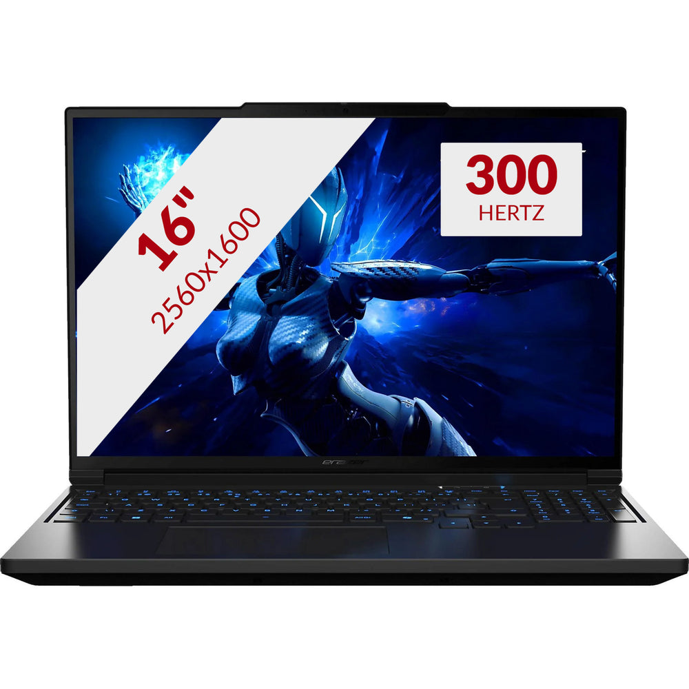 Erazer major 16 x1 md62736 16 gaming laptop (zwart | core ultra 7 255hx | rtx 5070 ti | 32 gb | 2 tb ssd)