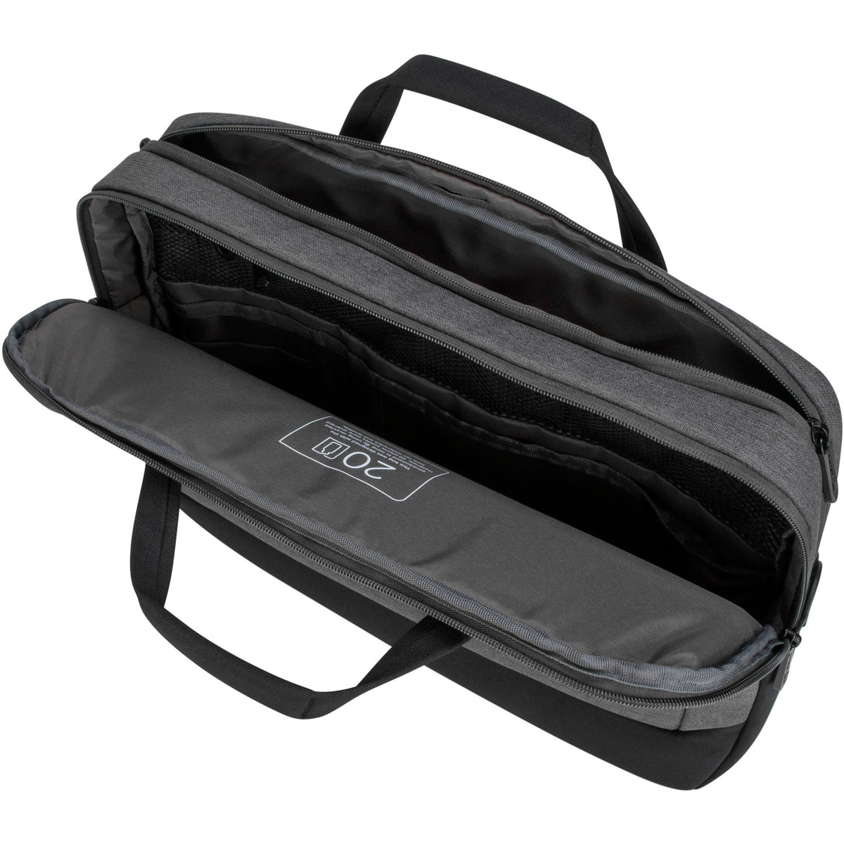 Targus cypress 15.6” briefcase with ecosmart laptoptas (grijs)