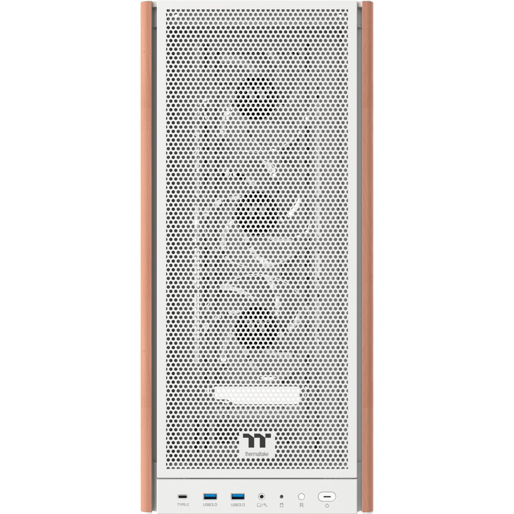 Thermaltake s370 ws snow midi tower behuizing (wit | 2x usb-a | 1x usb-c | tempered glass)