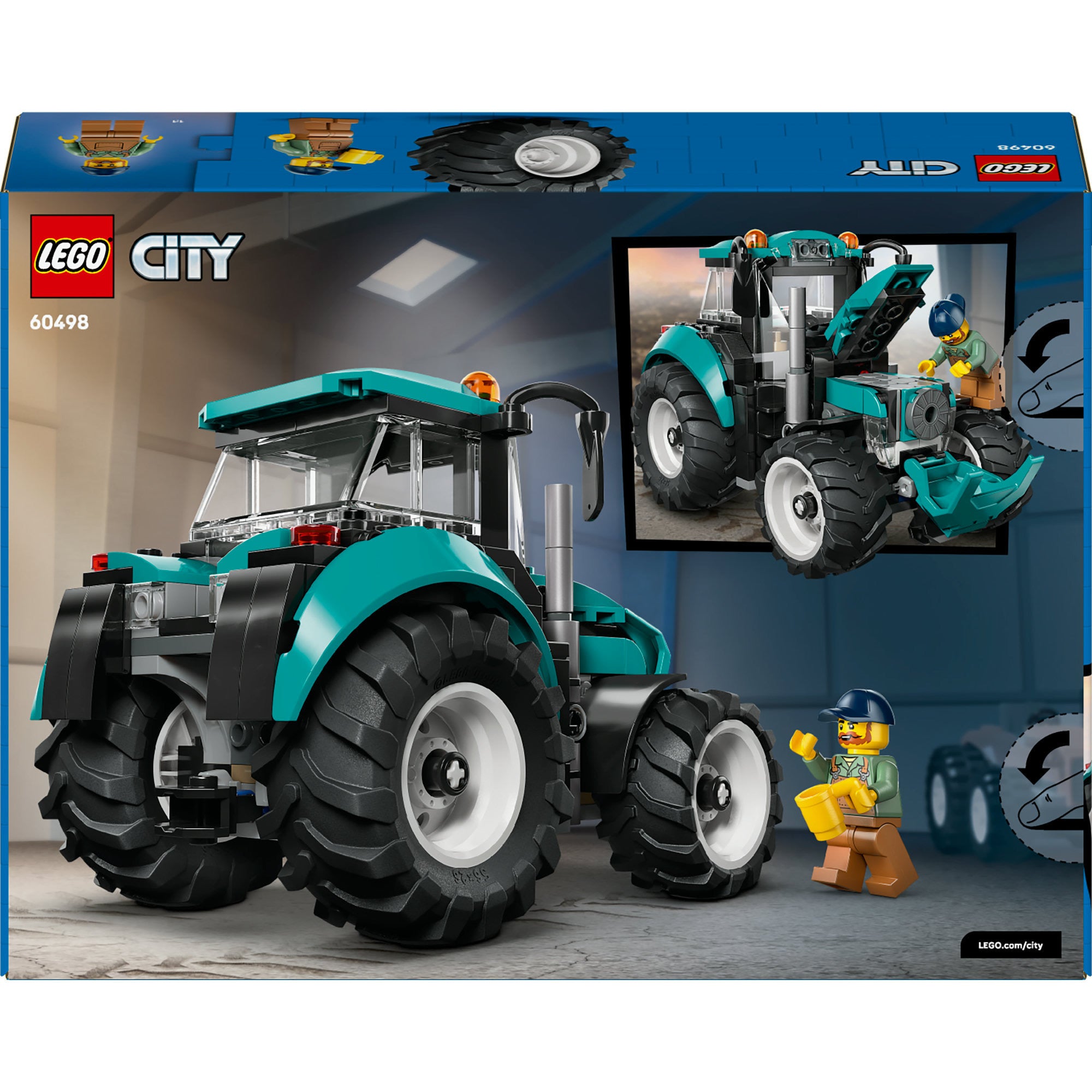 Lego - city great vehicles - tractor 60498