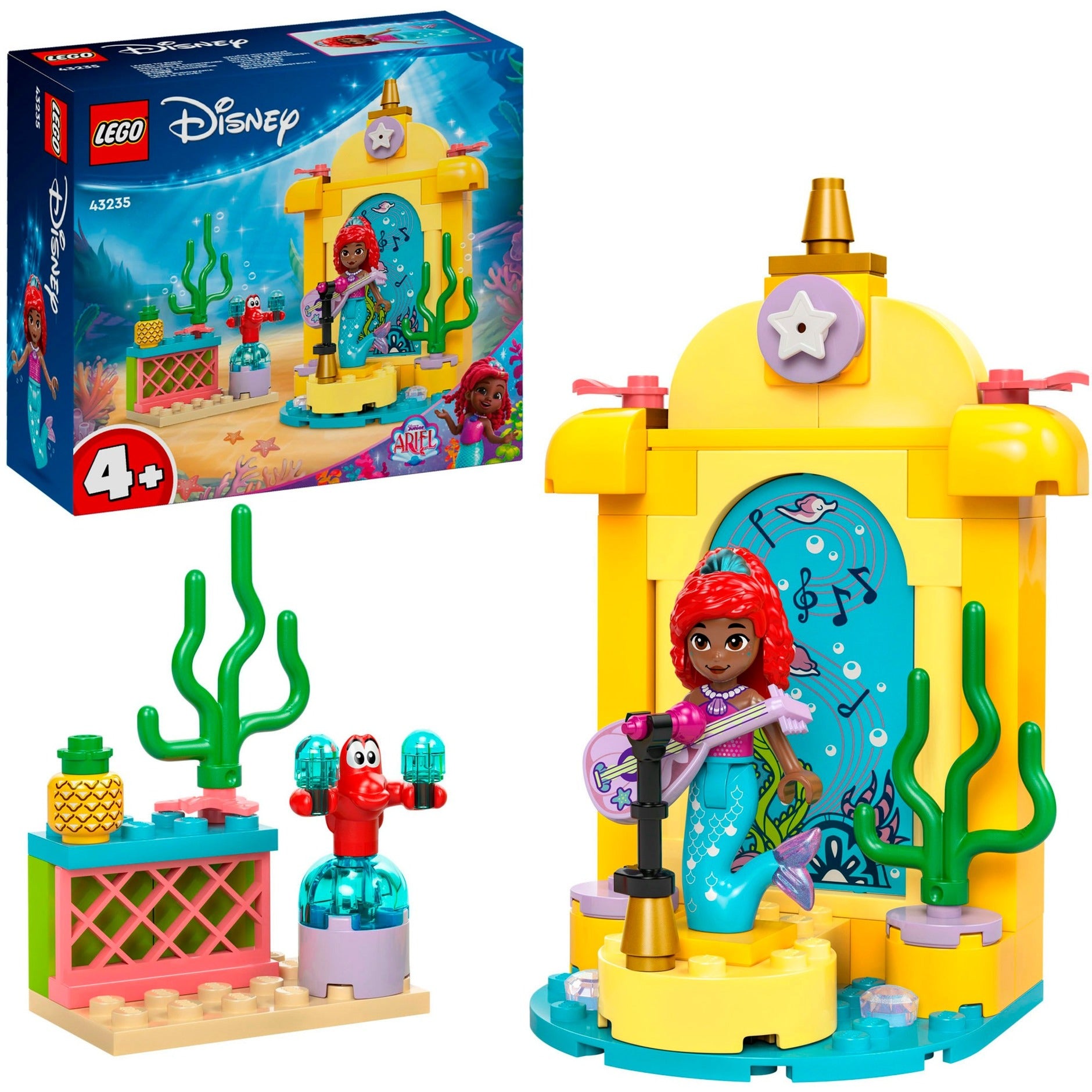 Lego disney princess - ariëls muziekpodium constructiespeelgoed (43235)