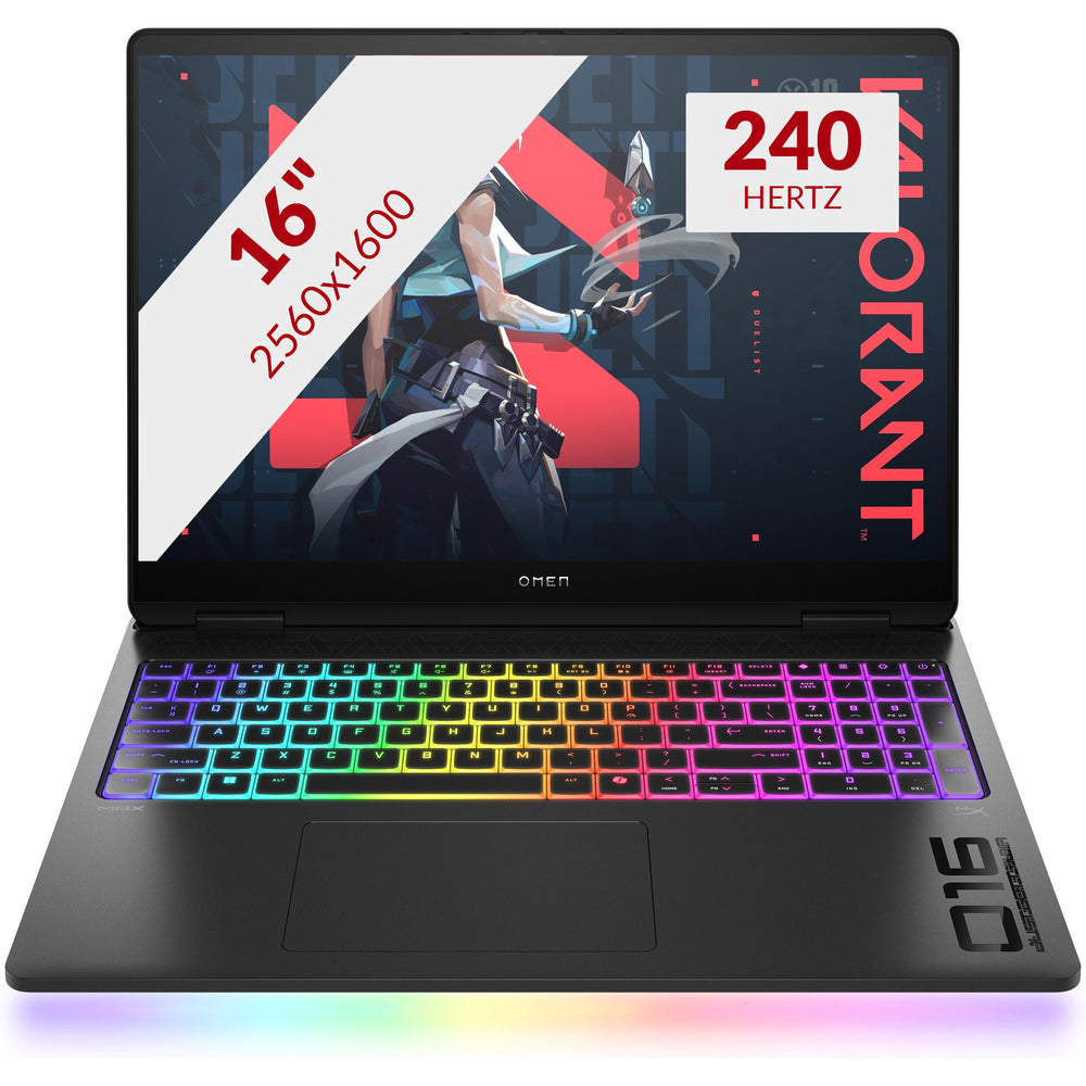 Omen max gaming laptop 16-ah0017nd (b9fj2ea) 16 gaming laptop (zwart | ultra 9 275hx | rtx 5070 | 32 gb | 2 tb ssd | oled | 240 hz)