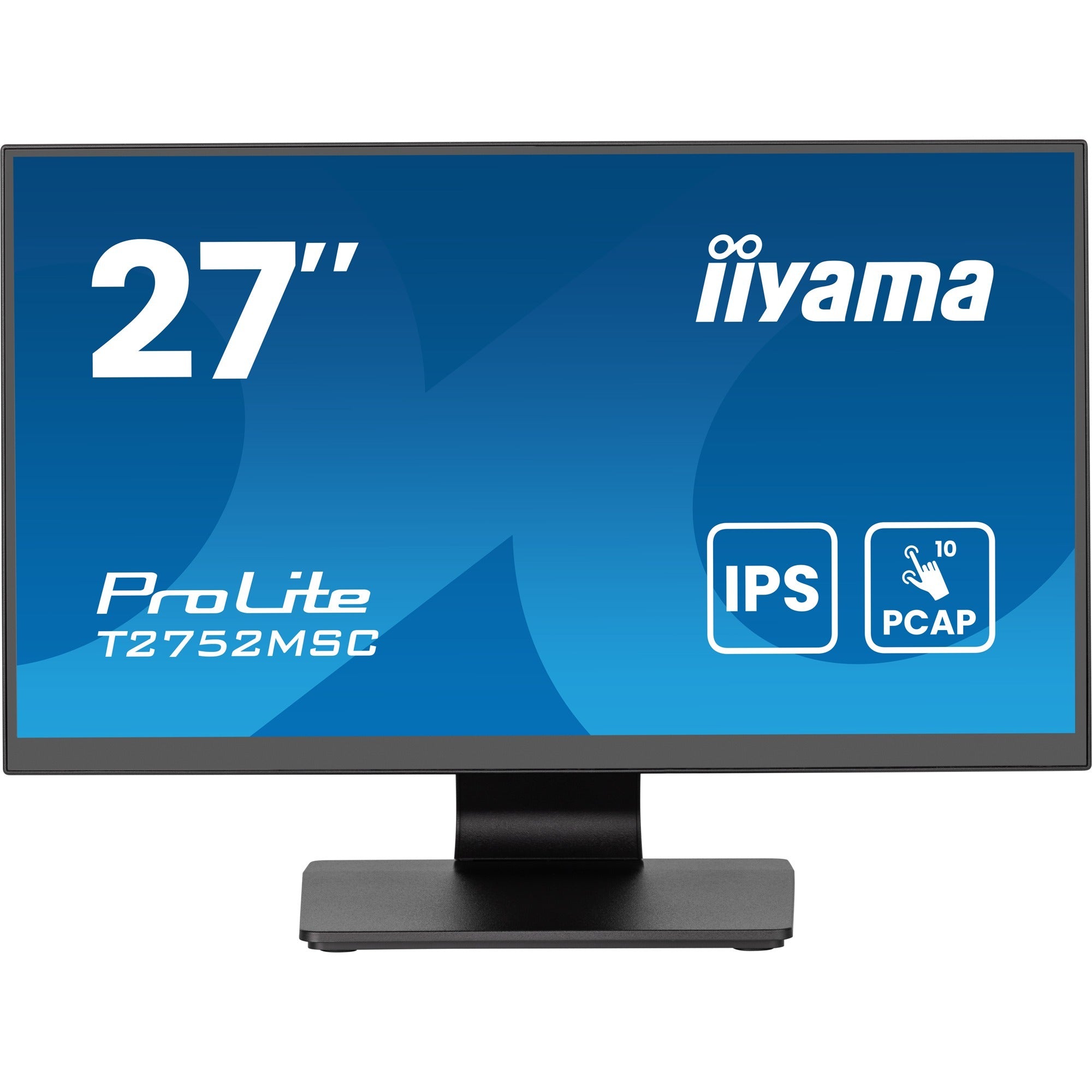 Iiyama prolite t2752msc-b1ag 27 touchscreen monitor (zwart, hdmi, displayport, 2x usb-a, usb-b)