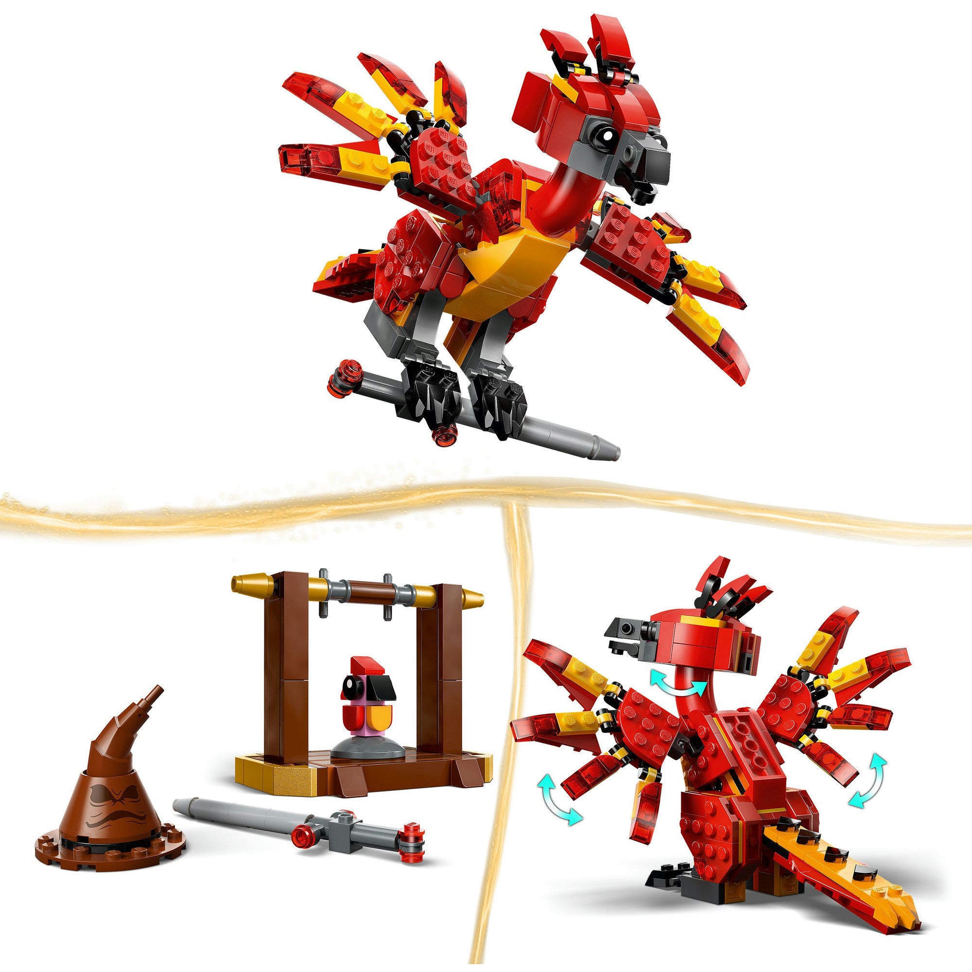 Lego 76448 harry potter felix de feniks van perkamentus | 2 stuks