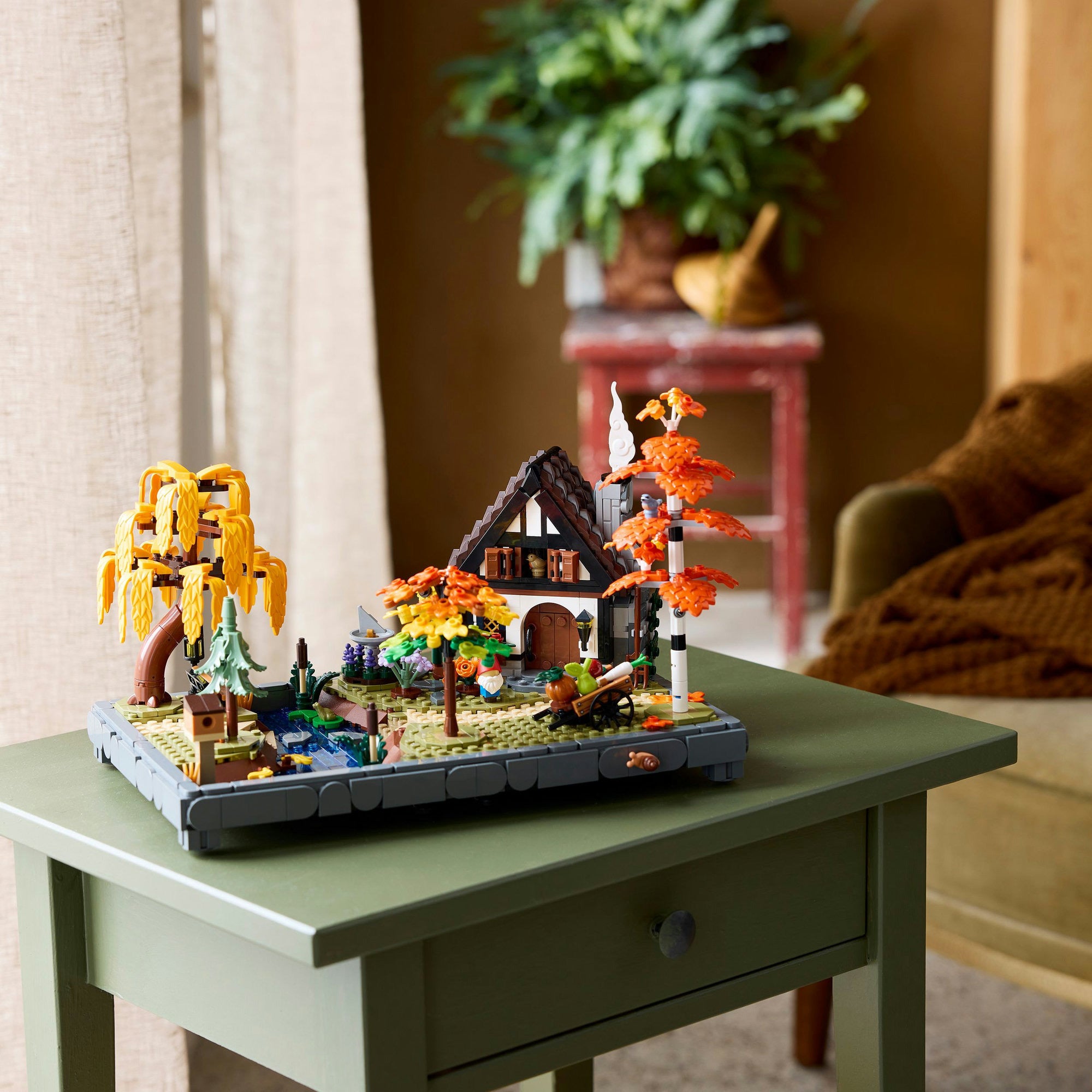 Lego icons - herfsttuin met cottage constructiespeelgoed (11372)