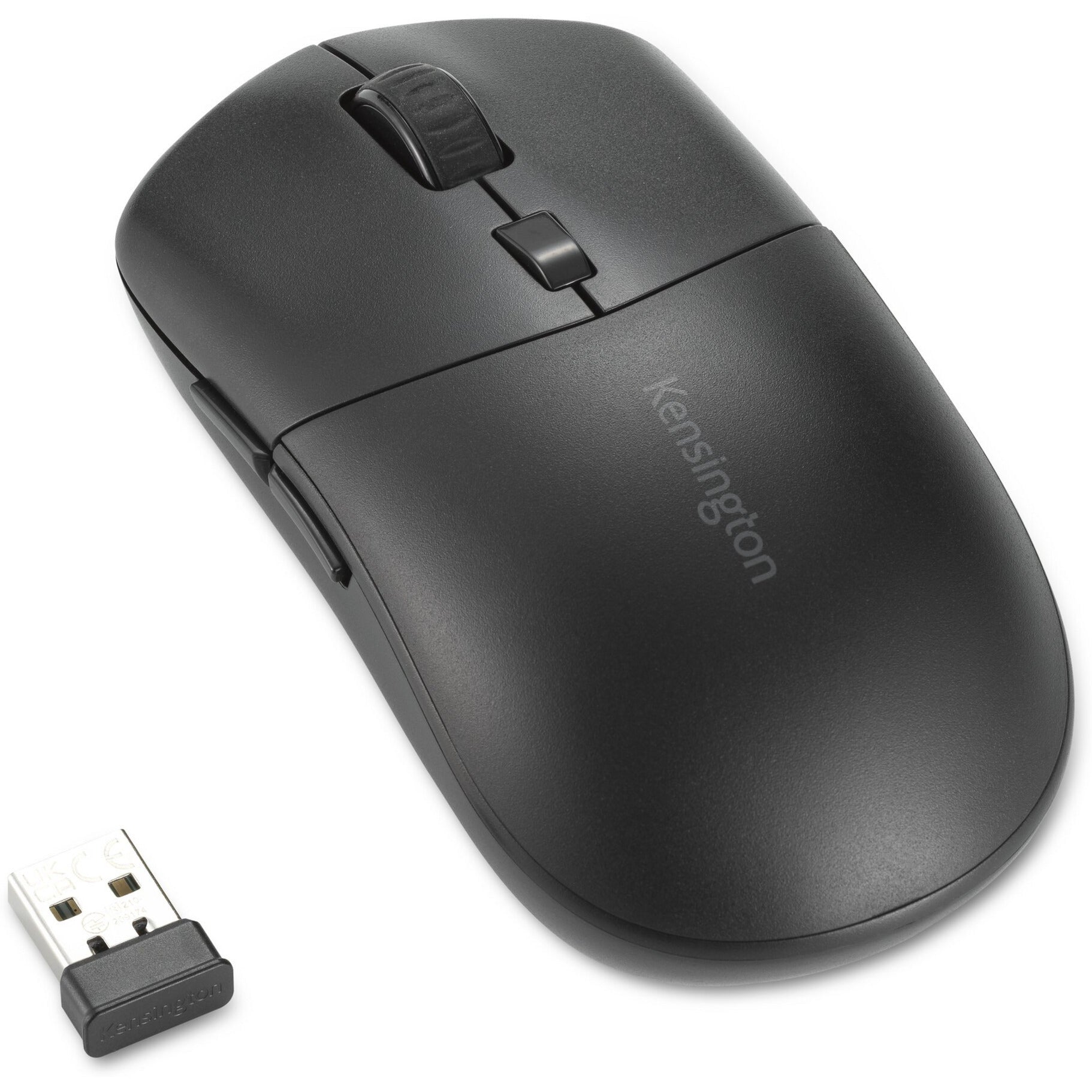 Kensington my430 eq rechargeable mouse (zwart, 1000 - 2400 dpi, 2.4 ghz, bluetooth)