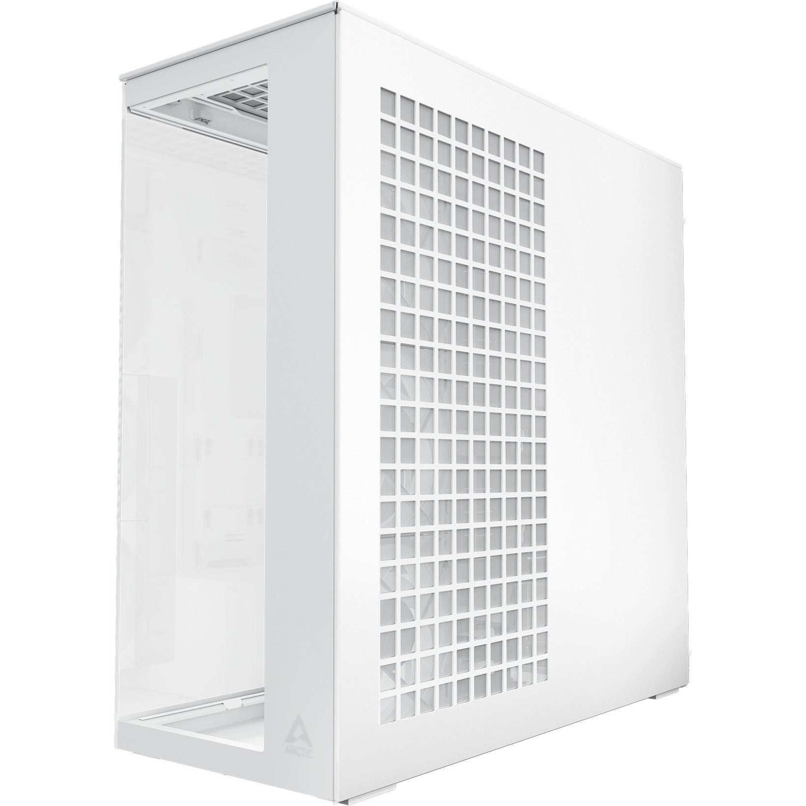 Arctic xtender midi tower behuizing (wit | 2x usb-a | 1x usb-c | rgb | tempered glass)