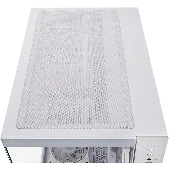 Chieftec visio midi tower behuizing (wit | 2x usb-a | 1x usb-c | rgb | tempered glass)