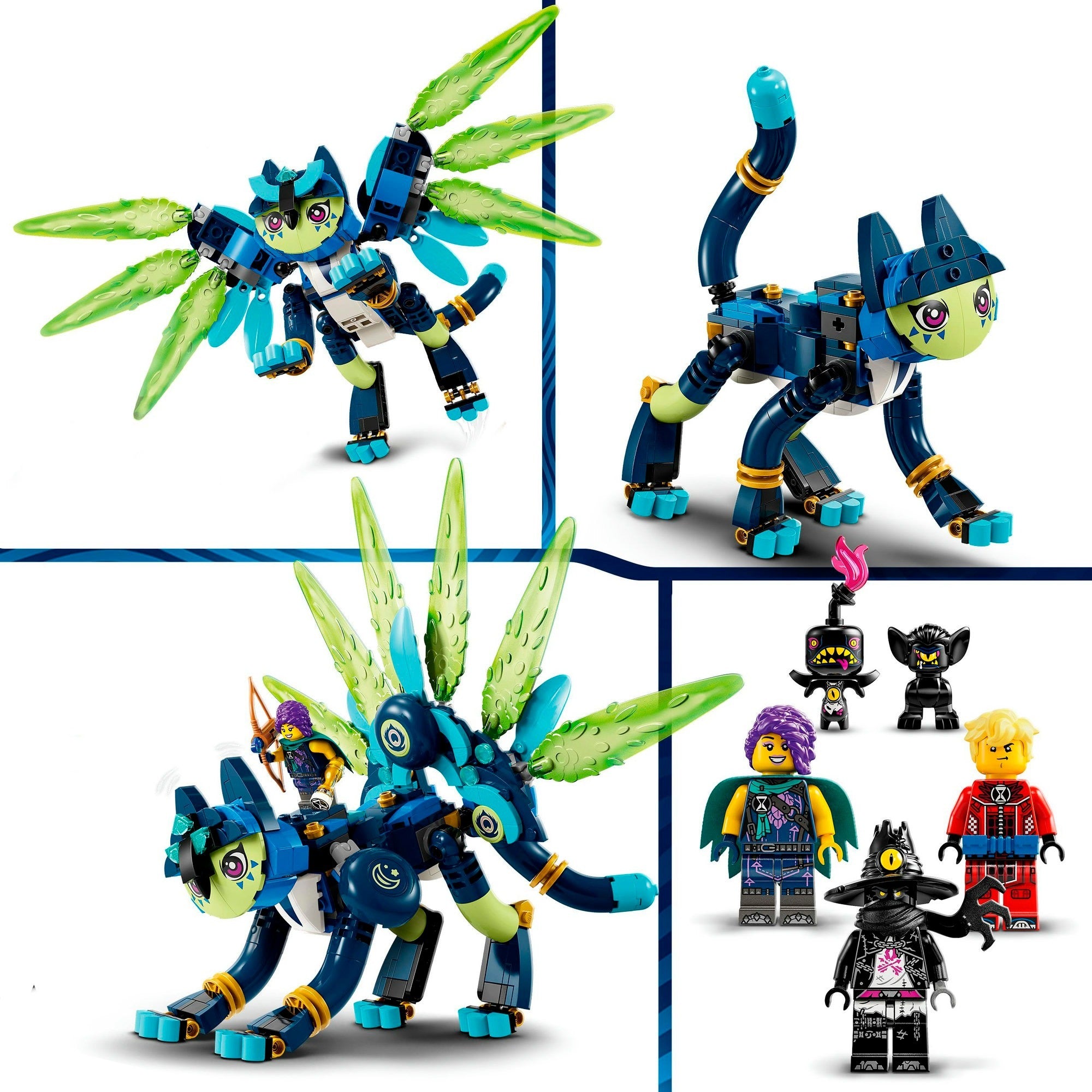 Lego dreamzzz - zoey en zian de kattenuil constructiespeelgoed (71476)