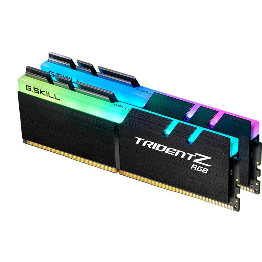 G.skill trident z rgb 32 gb ddr4-3600 (2x 16 gb) werkgeheugen (zwart, f4-3600c18d-32gtzr, xmp 2.0)