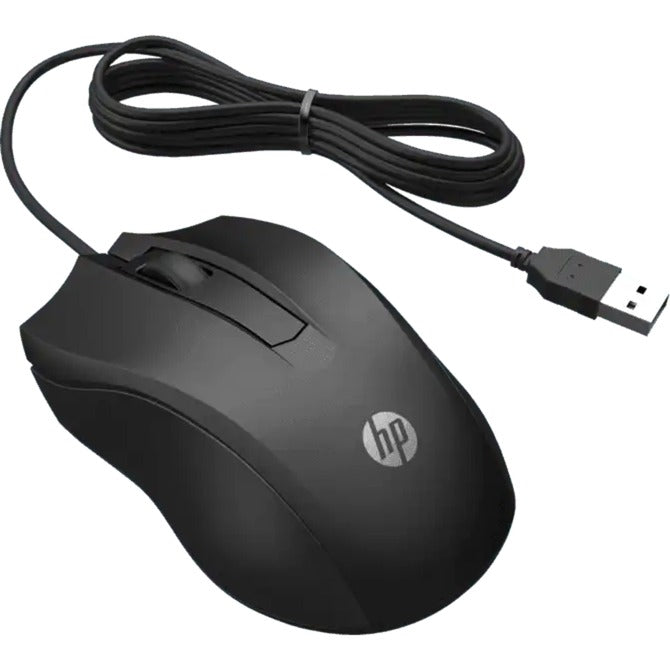Hp 100 muis (zwart, 1600dpi)