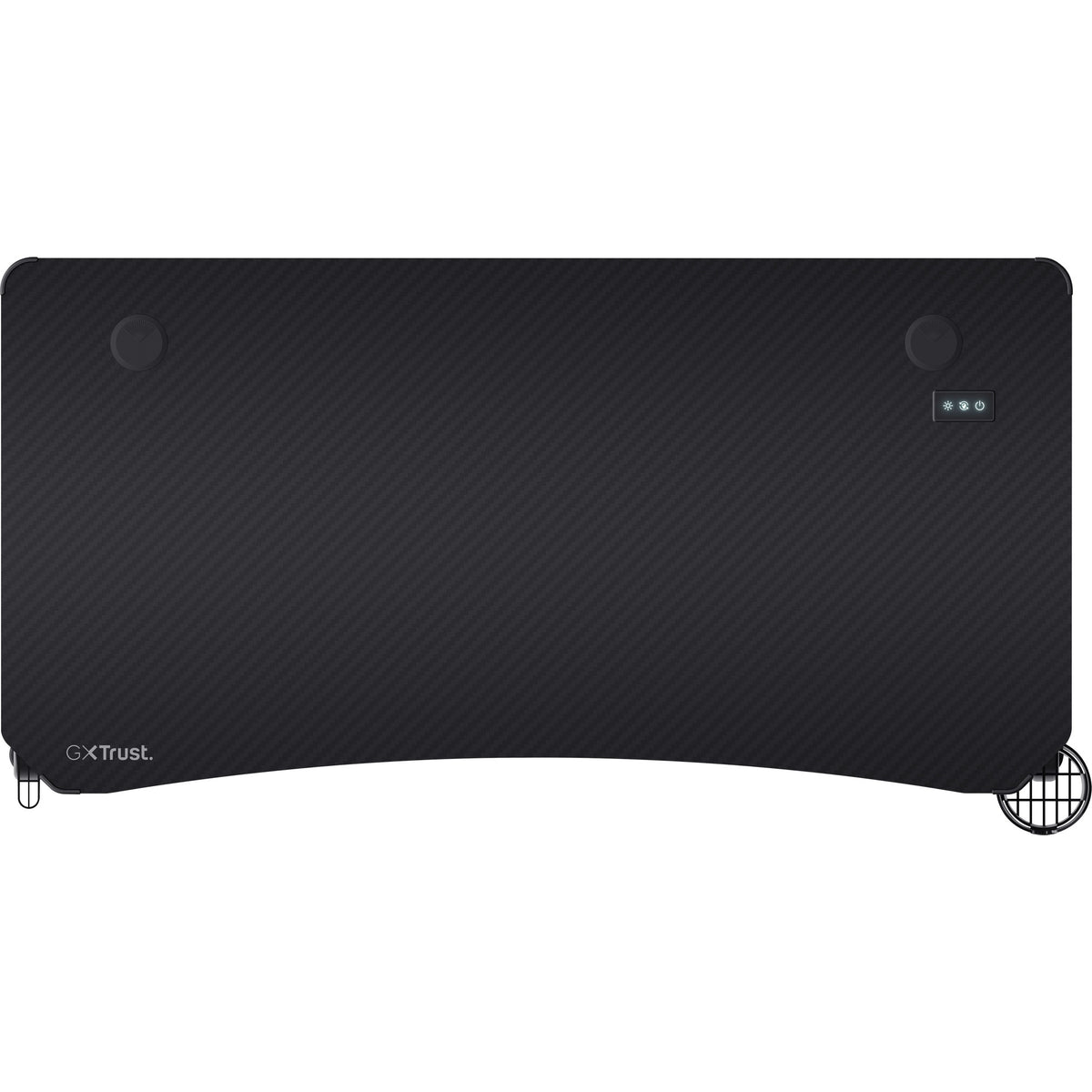 Trust gxt 709 luminus rgb-gamingbureau gaming desk (zwart)