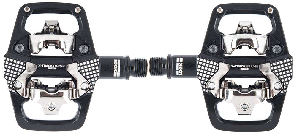 Kijk pedalen x-track en-rage+ zwart