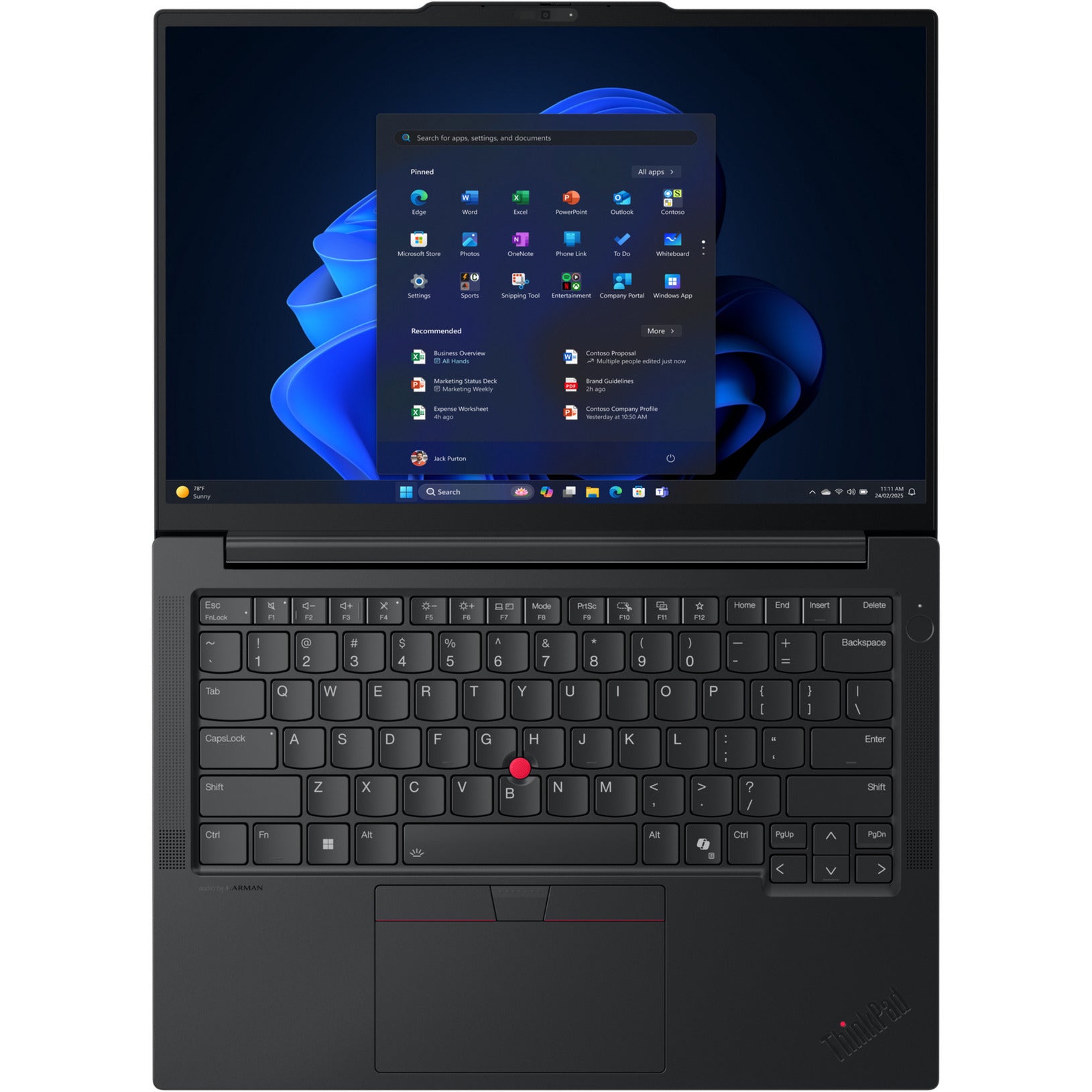 Lenovo thinkpad e14 gen 7 (21sx002hmh) 14 laptop (zwart | ultra 5 225u | intel graphics | 16 gb | 512 gb ssd)
