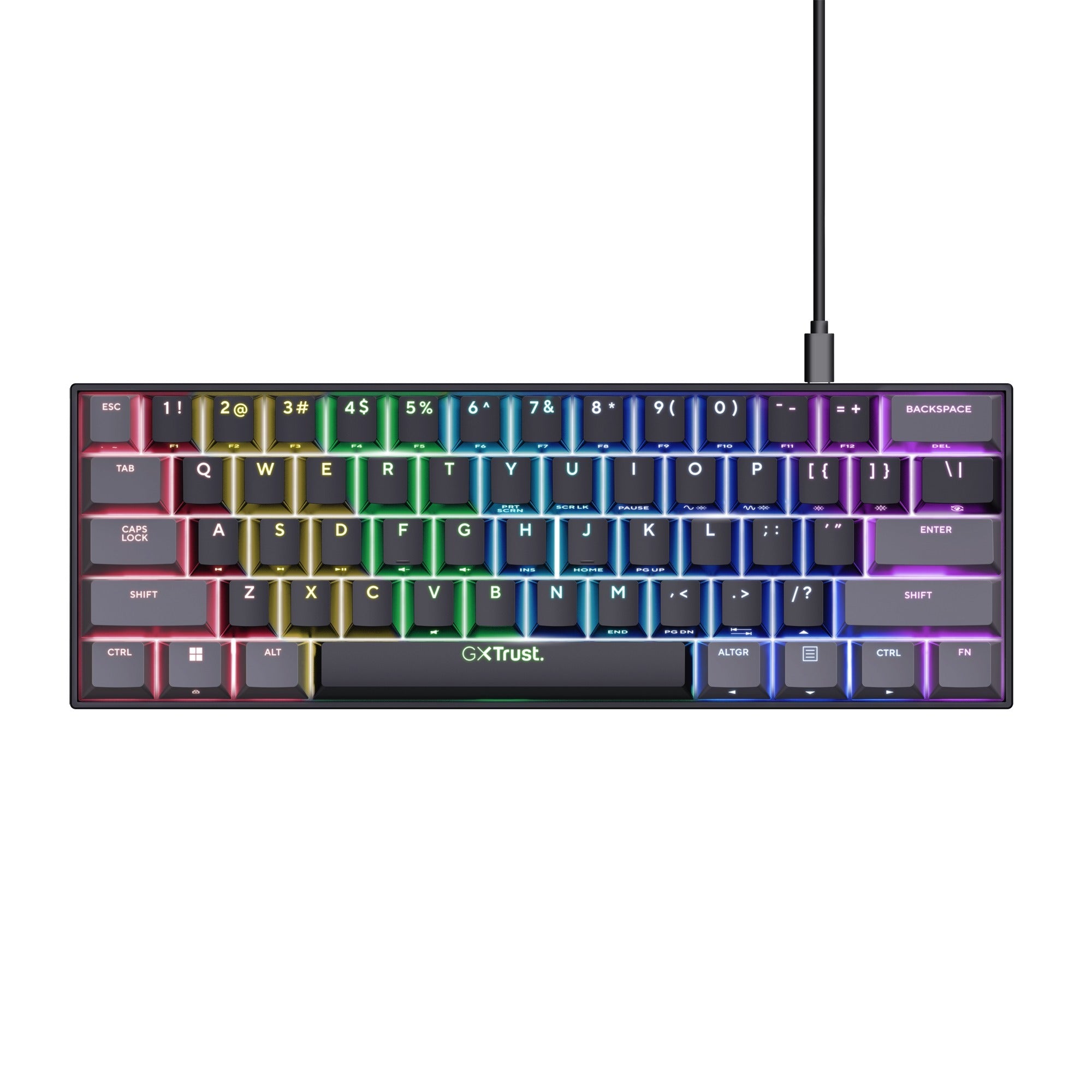 Trust Trust GXT 867 Acira 60% mini mechanische gaming-toetsenbo