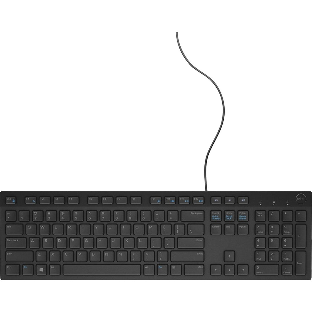 Dell multimediatoetsenbord kb-216 (zwart, us lay-out (qwerty))