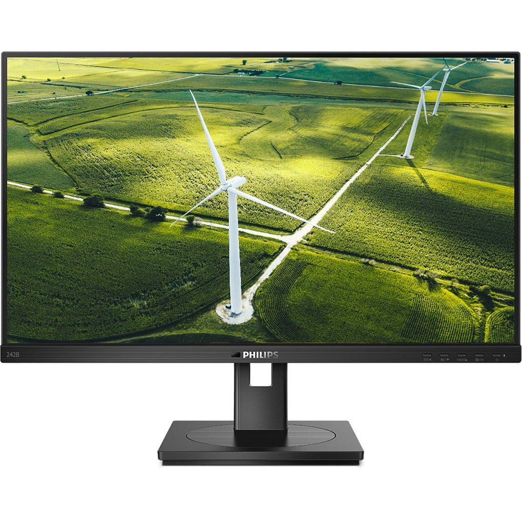 Philips 242b1g 23.8 monitor (zwart, hdmi, displayport, dvi-d, vga, usb-a, usb-b)