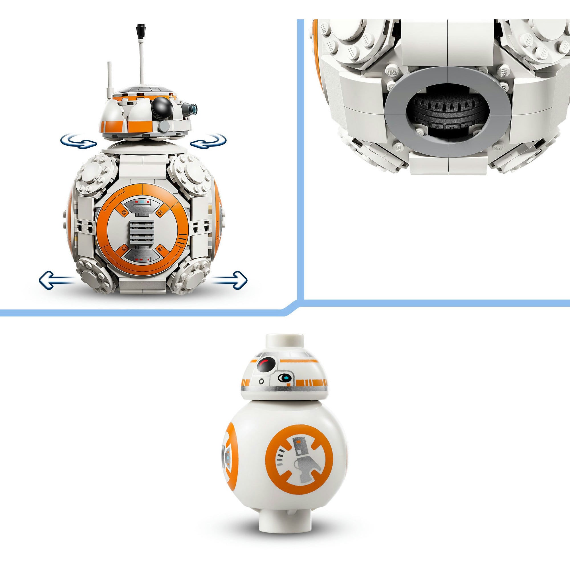 Lego star wars - bb-8 astromech droid constructiespeelgoed (75452)