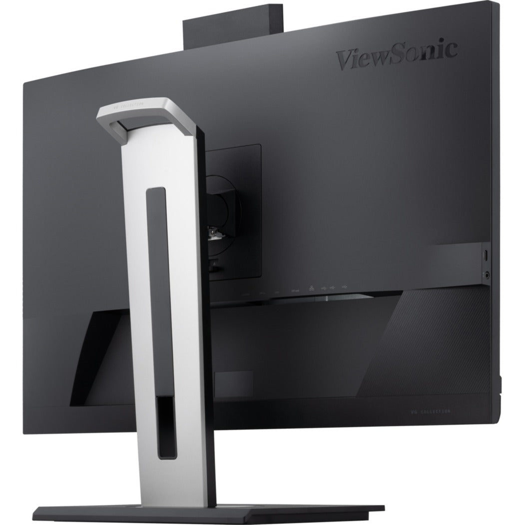 Viewsonic video conferencing docking monitor vg2757v-2k 27 (zwart (mat) grijs, 1x hdmi, 1x displayport, usb-a, usb-c, audio)