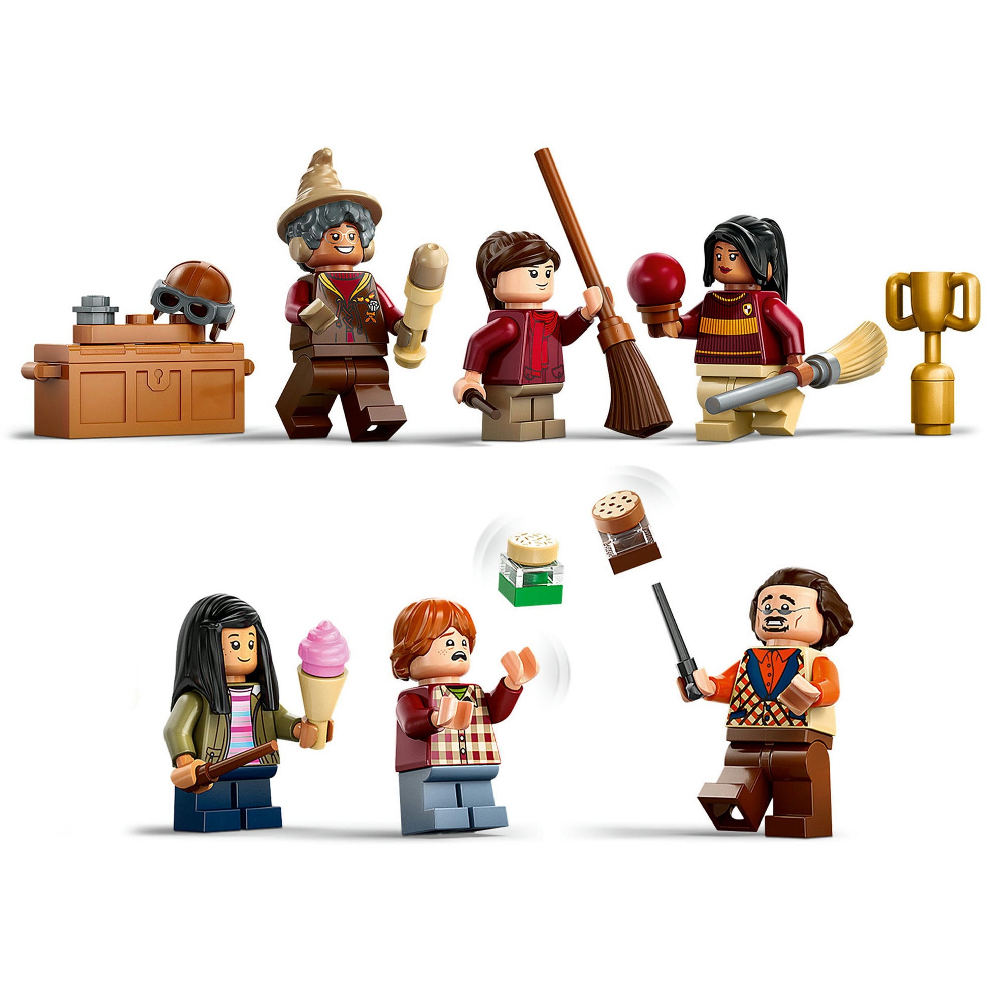 Lego harry potter zwik zwachtels zwerkbalpaleis en ijssalon set - 76452