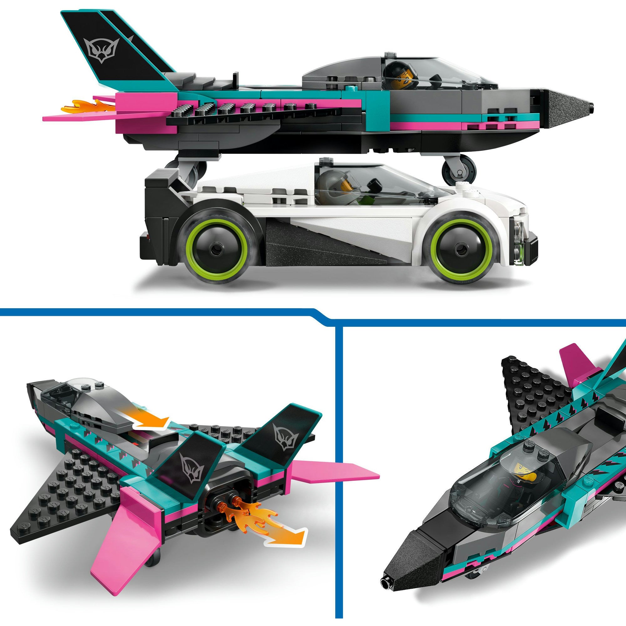 Lego city great vehicles - 60489 - straalvliegtuig vs. sportauto